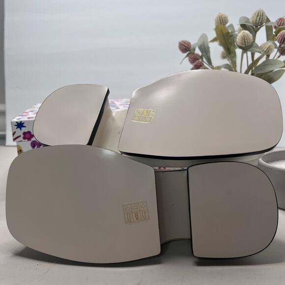 Jeffrey Campbell White Platform Shoes - Picture 9 of 11